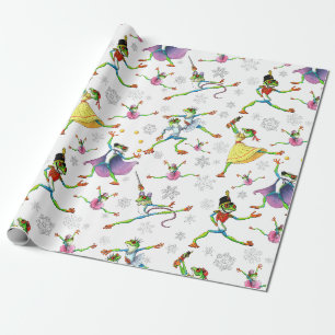 Papier Cadeau Ballet de noix de grenouille
