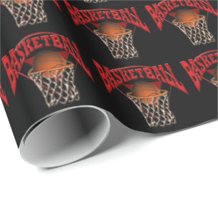 Papier Cadeau Ballon de basket