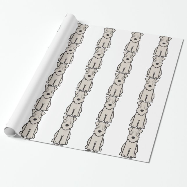 Papier Cadeau Bande dessinée blonde comme les blés doucement (Déroulé)