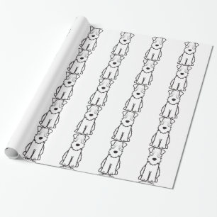 Papier Cadeau Bande dessinée blonde comme les blés doucement