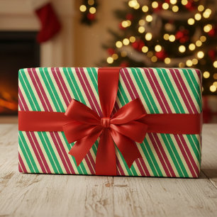 Papier Cadeau Bande sucre de canne