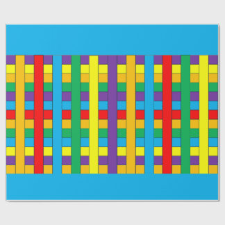 Papier Cadeau Bandes colorées