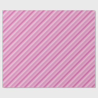 Papier Cadeau Bandes de Sucre de canne rose et blanc pastel