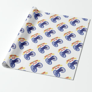 Papier Cadeau Bannière et canon