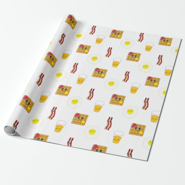 Papier Cadeau Bannière petit-déjeuner (Déroulé)