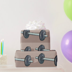 Papier Cadeau Barbell Weightlifting Gym Fitness Lover