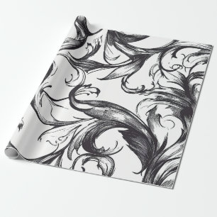 Papier cadeau Baroque Flourish