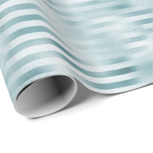 Papier Cadeau Barres de verre bleu Aqua