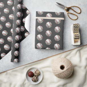 Papier Cadeau Baseball