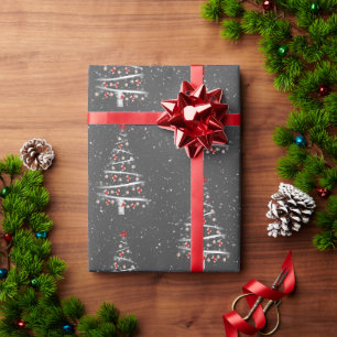 Papier Cadeau Baseball et Chaussettes rouges Arbre de Noël