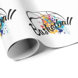 Papier Cadeau Basket aquarelle