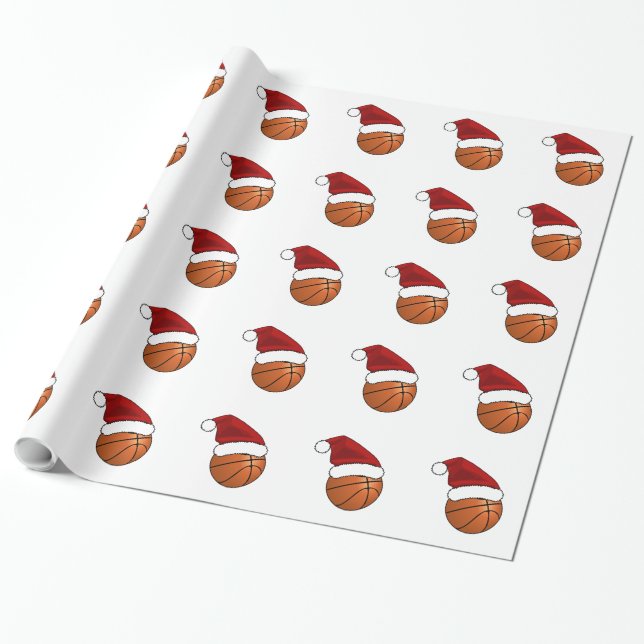 Papier Cadeau Basket de Noël (Déroulé)