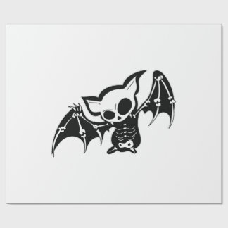 Papier Cadeau Bat Halloween          