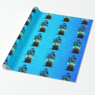 Papier Cadeau Bateau classique