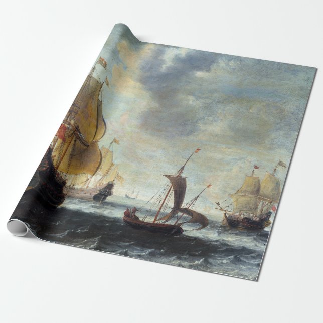 Papier Cadeau Bateau hollandais en pleine effervescence (Déroulé)