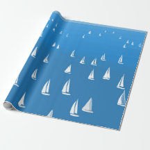 Bateaux à voile en mer bleu profond - Regatta Bate