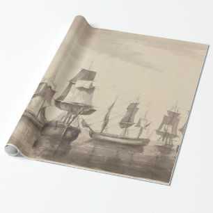 Papier Cadeau Bateaux du 26 juin 1776