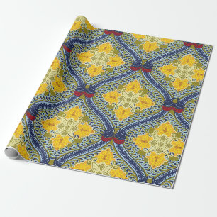 Papier Cadeau Batik indonésien : est une technique de teinture d