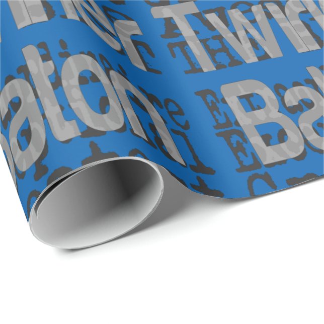 Papier Cadeau Baton Twirler Extraordinaire (Coin rond)
