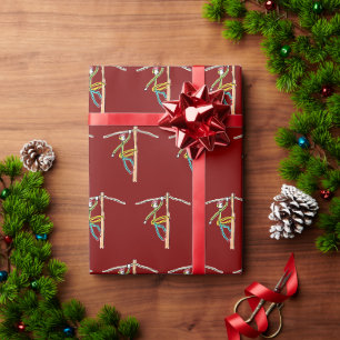 Papier Cadeau Bâtonnet d'agent de ligne