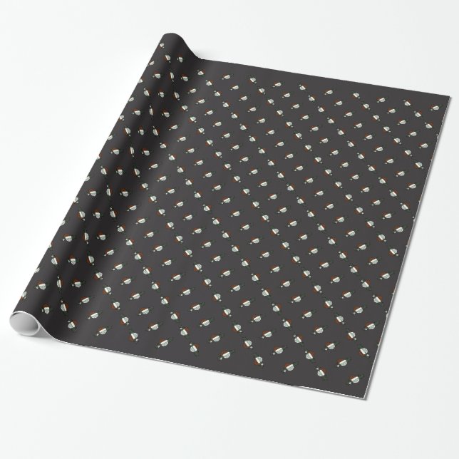 Papier Cadeau Batte de Père Noël de vampire (Déroulé)