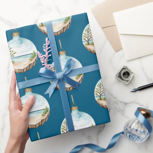 Papier Cadeau Bauble de Noël Whimsical Driftwood (Cadeaux)