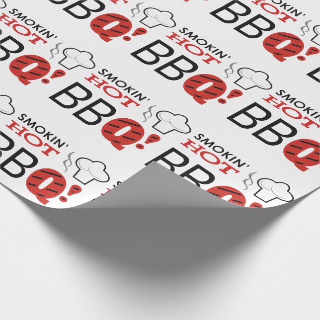 Papier Cadeau BBQ Fumeur (Coin)
