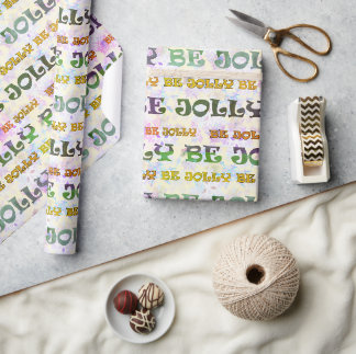 Papier Cadeau Be Jolly Wrapper Paper