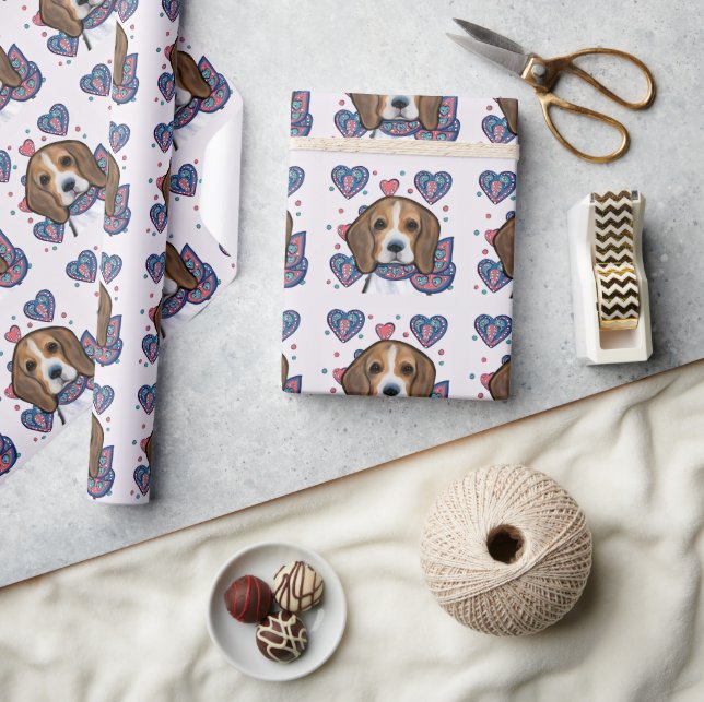 Papier Cadeau Beagle (Artisanat)