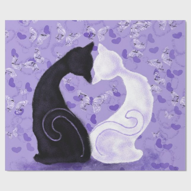 Papier Cadeau Beau Amour (Plat)