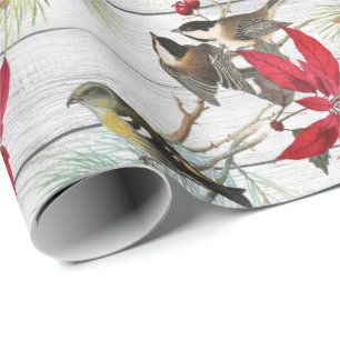 Papier Cadeau Beau motif de Noël vintage