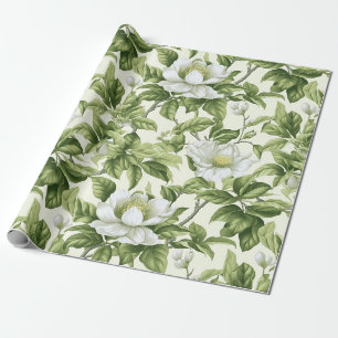 Papier Cadeau Beau motif floral classique