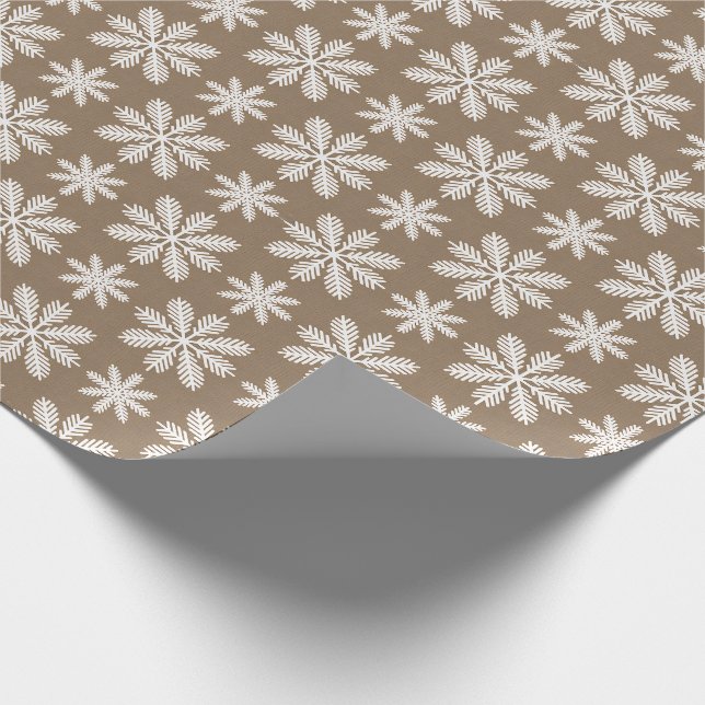 Papier Cadeau Beau Noël de la campagne (Coin)