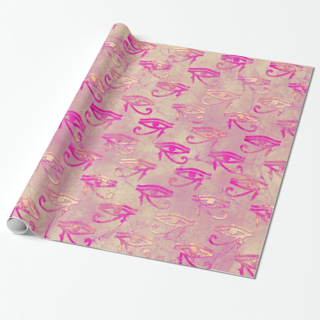 Papier Cadeau Beau oeil pourpre de Horus  (Déroulé)