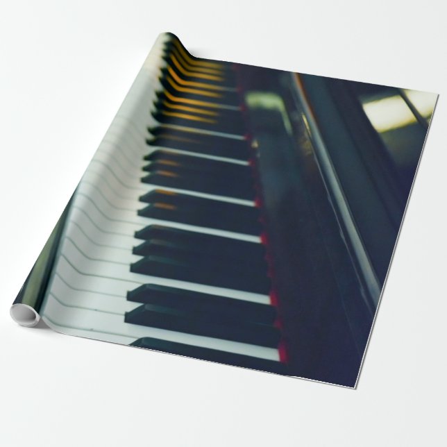 Papier Cadeau Beau piano (Déroulé)