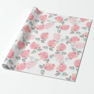 Papier Cadeau Beau rose