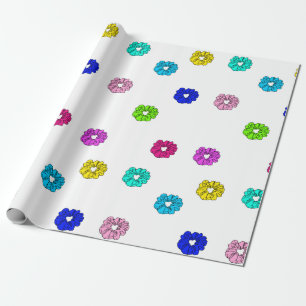Papier Cadeau Beaucoup de filles de Scrunchies