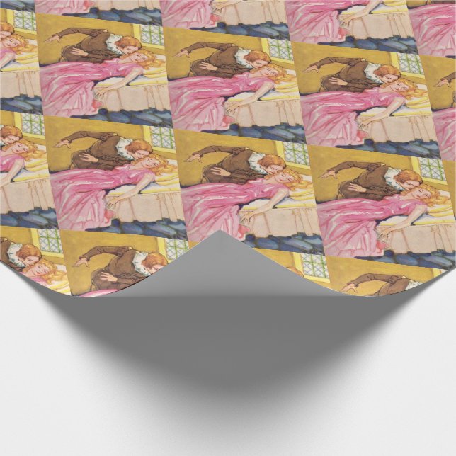 Papier Cadeau Beauté de sommeil de baiser de prince charme (Coin)