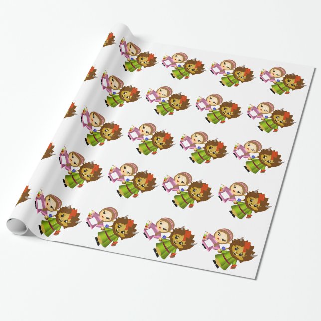 Papier Cadeau Beauté et la bête (Déroulé)