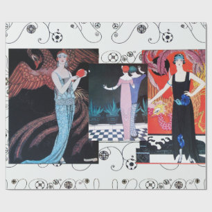 PAPIER CADEAU BEAUTÉ ET PHOENIX, DESIGNER MODE COMPOSÉ ARTISTE