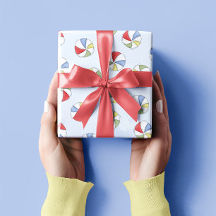 Papier Cadeau Beaux Bals de plage Motif été