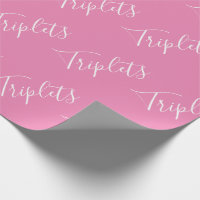 Bébé Fille rose Triplet Girls Script