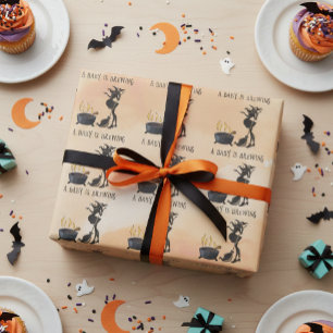 Papier Cadeau Bébé Halloween prépare une douche de sorcière oran