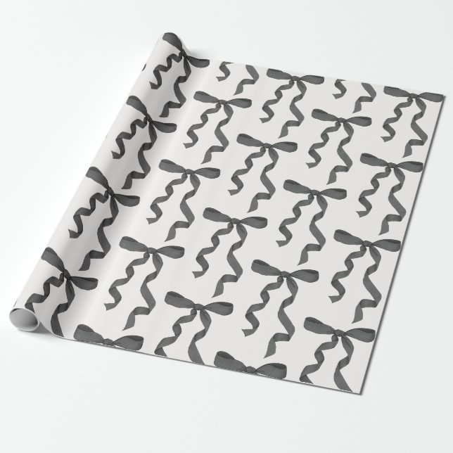 Papier Cadeau Bébé noir ou Fête des mariées, fête d'anniversaire (Déroulé)