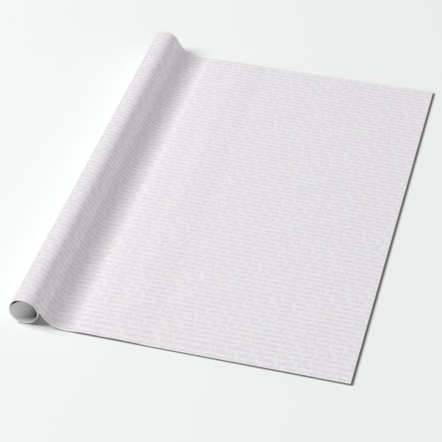 Papier Cadeau Bébé rose fille (Déroulé)