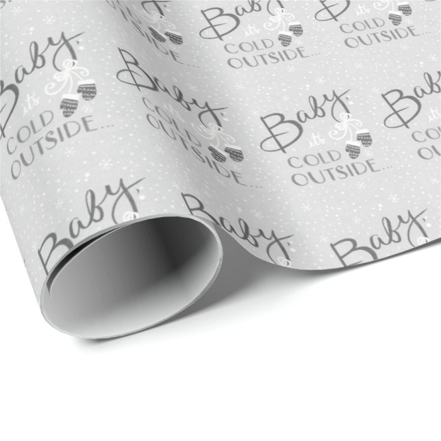 Papier Cadeau Bébé son emballage à froid d'extérieur (Coin rond)