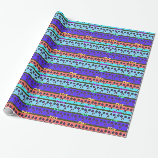 Papier Cadeau Bébés enfants adorent jouer couleurs.png (Déroulé)