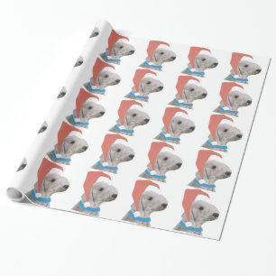 Papier Cadeau Bedlington Terrier en papier d'emballage de