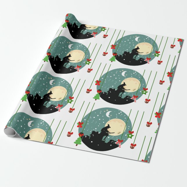 Papier Cadeau befana de noël épiphanie (Déroulé)