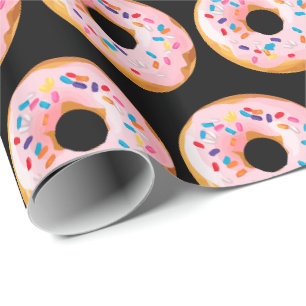 Papier Cadeau Beignet drôle Patternn